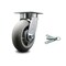 Service Caster 6 Inch Kingpinless Thermoplastic Rubber Wheel Swivel Caster with Swivel Lock SCC SCC-KP30S620-TPRRD-BSL - alternate 5